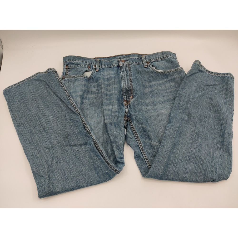 Levi's 559 Relaxed Straight Jeans Mens 40x32 Medium Wash Blue Denim 559-0444